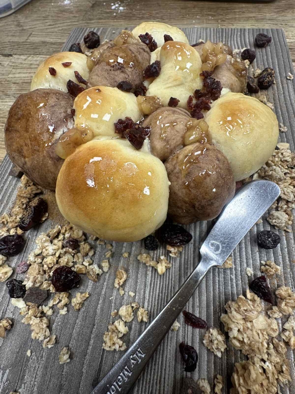 Κουλούρι Babka με Κολοκύθα & Μήλο